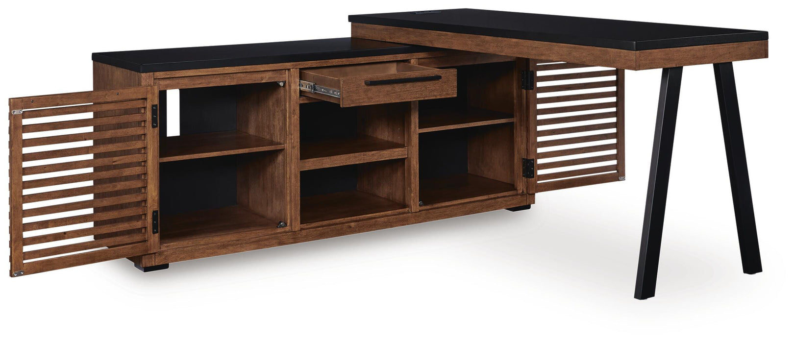 Kallari Credenza with Desk Return - Home Furniture And More (Brentwood, MD)