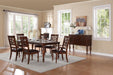 Creswell Side Chair in Dark Cherry (Set of 2) - Home Furniture And More (Brentwood, MD)