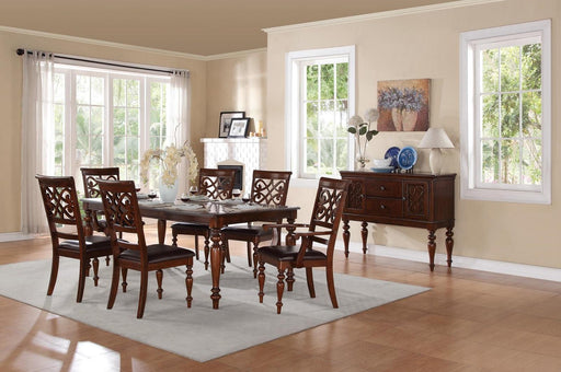 Creswell Side Chair in Dark Cherry (Set of 2) - Home Furniture And More (Brentwood, MD)