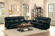 Jude Double Glider Recliner Loveseat in Black 8201BLK-2 - Home Furniture And More (Brentwood, MD)