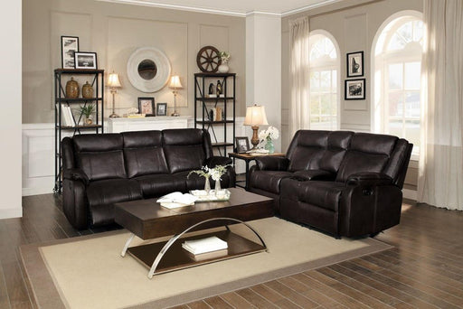 Jude Double Glider Recliner Loveseat in Brown 8201BRW-2 - Home Furniture And More (Brentwood, MD)