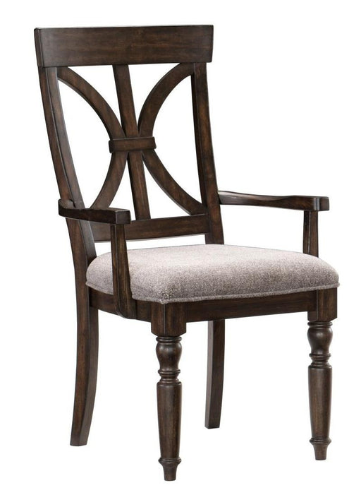Cardano Arm Chair in Charcoal (Set of 2) - Home Furniture And More (Brentwood, MD)