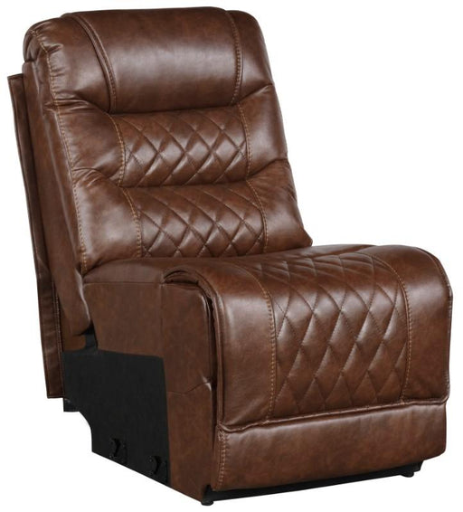 Putnam Armless Chair in Brown 9405BR-AC - Home Furniture And More (Brentwood, MD)