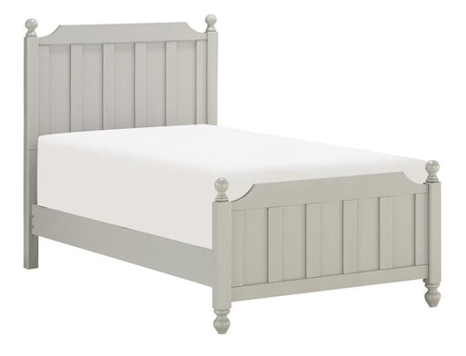 Wellsummer Twin Panel Bed in Gray 1803GYT-1* - Home Furniture And More (Brentwood, MD)