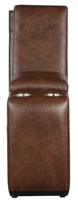 Putnam Console with Receptacles and USB Port in Brown 9405BR-CN - Home Furniture And More (Brentwood, MD)