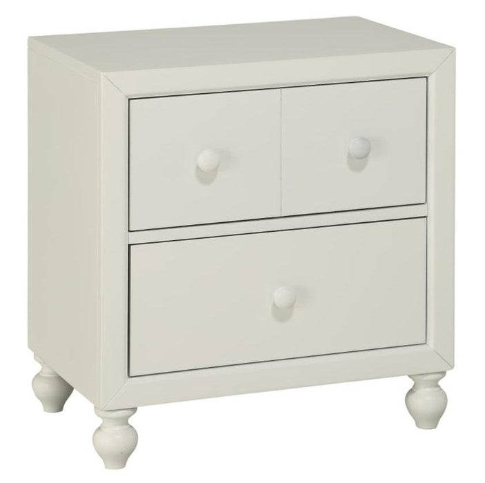 Wellsummer 2 Drawer Nightstand in White 1803W-4 - Home Furniture And More (Brentwood, MD)
