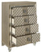 Youth Loudon 4 Drawer Chest in Champagne Metallic B1515-9 - Home Furniture And More (Brentwood, MD)