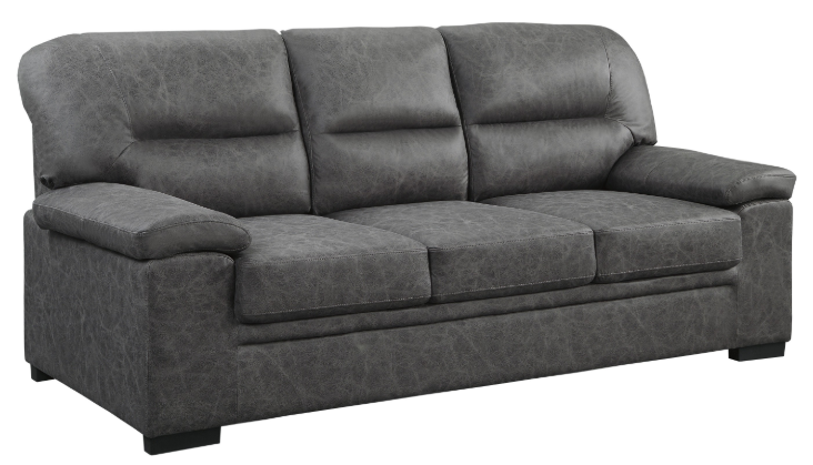 Michigan Sofa in Dark Gray 9407DG-3 - Home Furniture And More (Brentwood, MD)