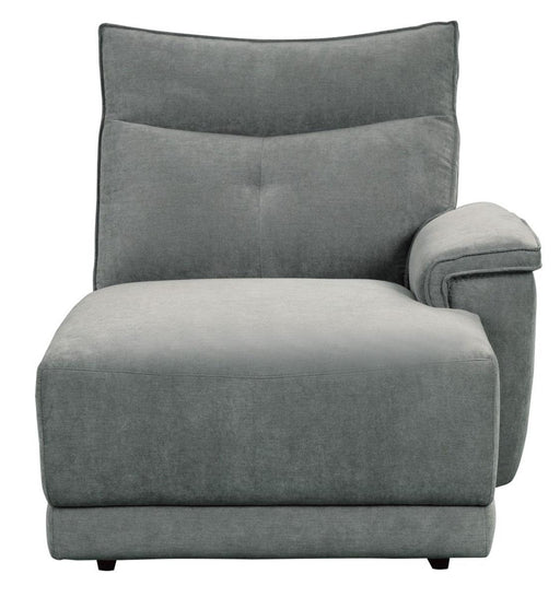 Tesoro Right Side Chaise in Dark Gray 9509DG-5R - Home Furniture And More (Brentwood, MD)
