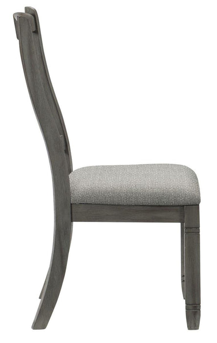 Granby Side Chair in Antique Gray (Set of 2) 5627GYS - Home Furniture And More (Brentwood, MD)