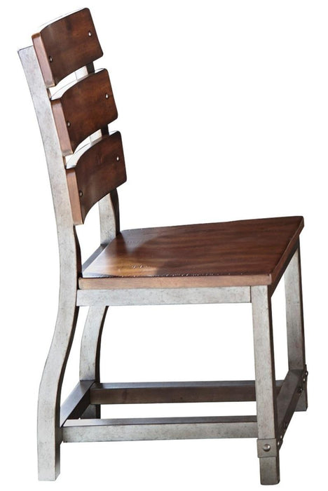 Holverson Side Chair in Rustic Brown (Set of 2) - Home Furniture And More (Brentwood, MD)