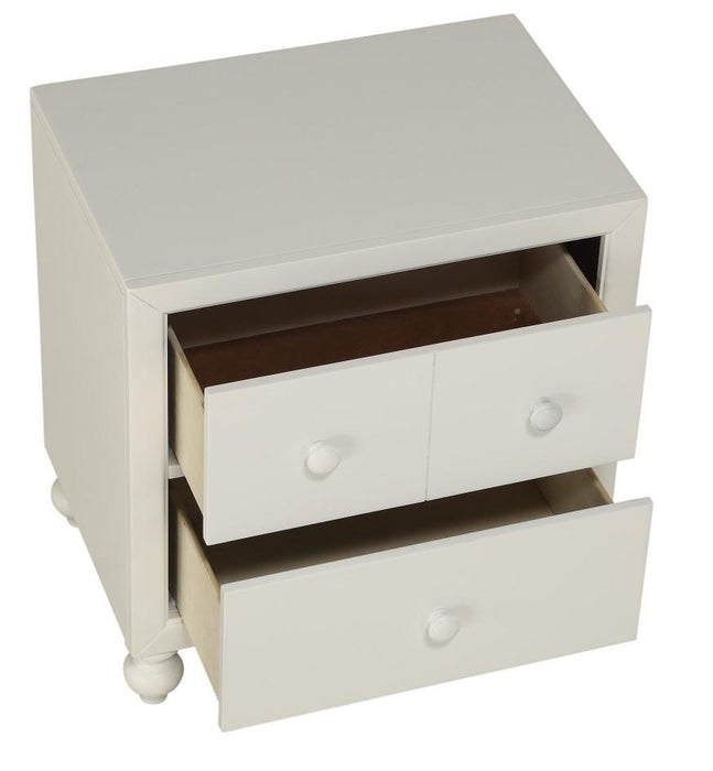 Wellsummer 2 Drawer Nightstand in Gray 1803GY-4 - Home Furniture And More (Brentwood, MD)