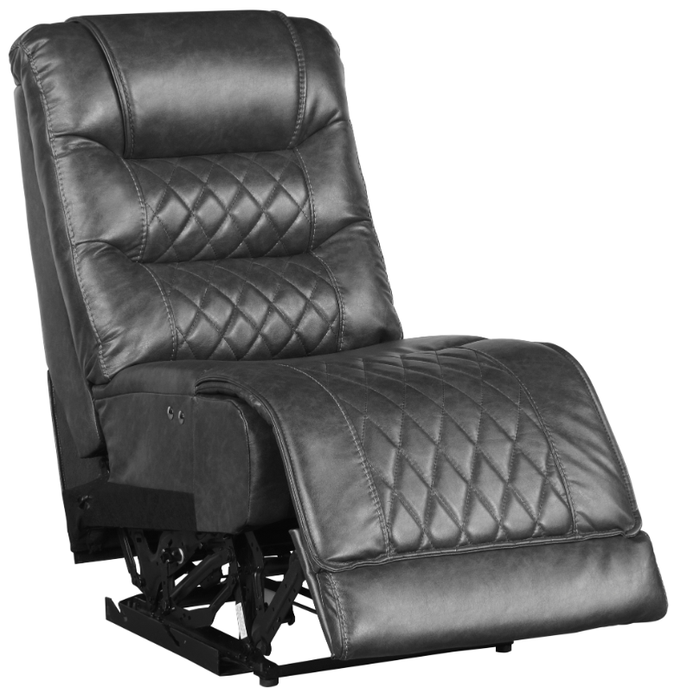 Putnam Power Armless Reclining Chair in Gray 9405GY-ARPW - Home Furniture And More (Brentwood, MD)