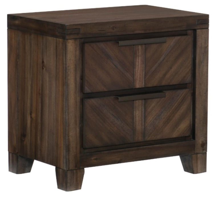 Parnell Nightstand in Rustic Cherry 1648-4 - Home Furniture And More (Brentwood, MD)