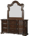 Royal Highlands Mirror in Rich Cherry 1603-6 - Home Furniture And More (Brentwood, MD)