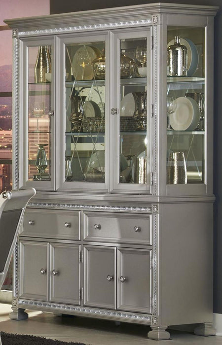 Bevelle Buffet in Silver 1958-55 - Home Furniture And More (Brentwood, MD)