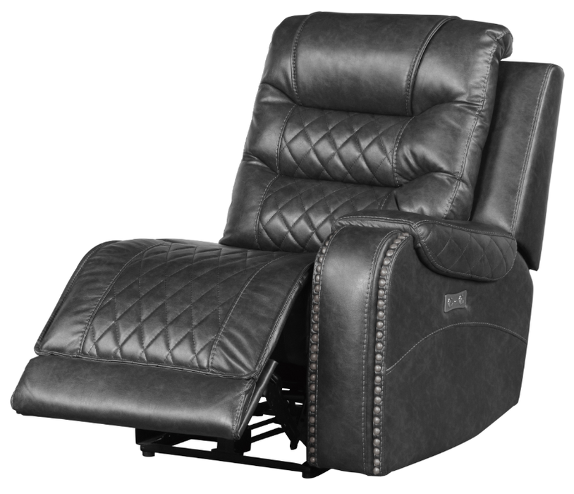 Putnam Power Right Side Reclining Chair with USB Port in Gray 9405GY-RRPW - Home Furniture And More (Brentwood, MD)