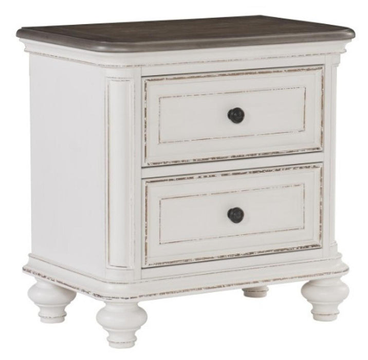 Baylesford Nightstand in Two Tone 1624W-4 - Home Furniture And More (Brentwood, MD)
