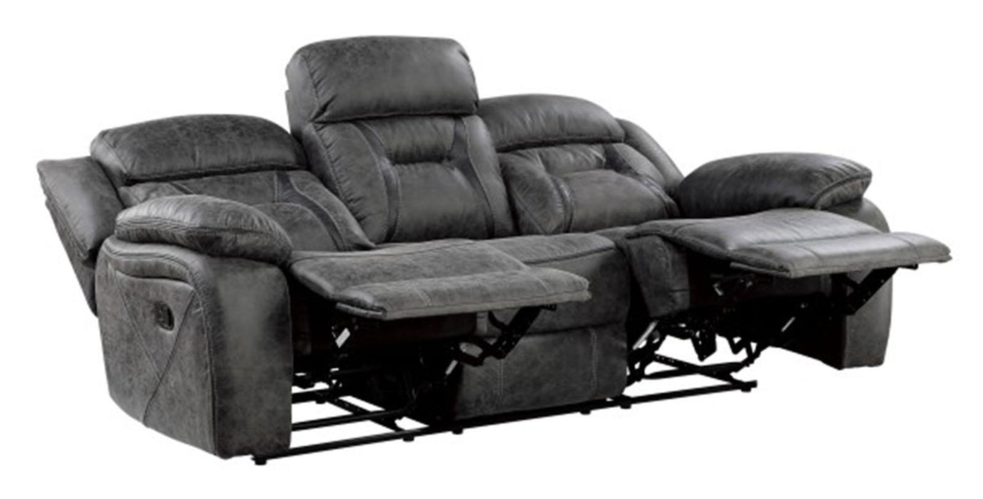 Madrona Hill Double Reclining Sofa in Gray 9989GY-3 - Home Furniture And More (Brentwood, MD)