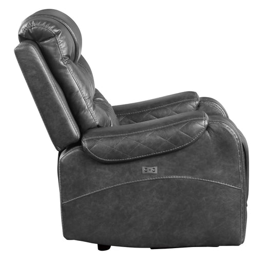Putnam Power Reclining Chair in Gray 9405GY-1PW - Home Furniture And More (Brentwood, MD)
