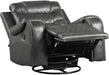 Putnam Swivel Glider Reclining Chair in Gray 9405GY-1 - Home Furniture And More (Brentwood, MD)