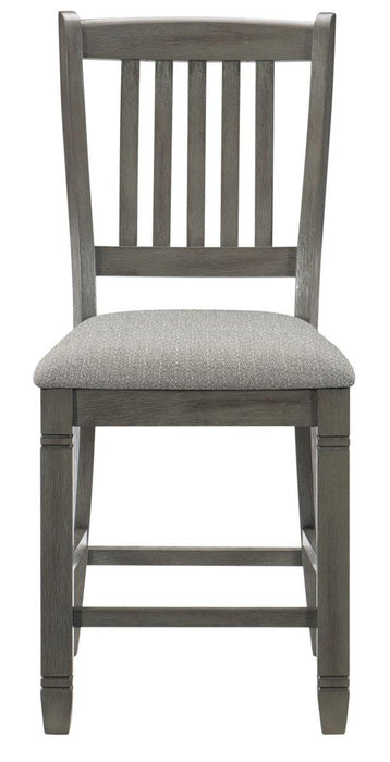 Granby Counter Height Chair in Antique Gray (Set of 2) 5627GY-24 - Home Furniture And More (Brentwood, MD)