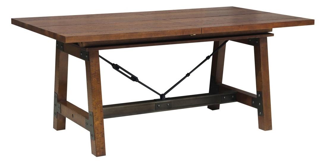 Holverson Dining Table in Rustic Brown 1715-94 - Home Furniture And More (Brentwood, MD)