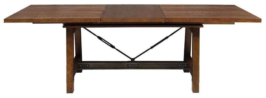 Holverson Dining Table in Rustic Brown 1715-94 - Home Furniture And More (Brentwood, MD)