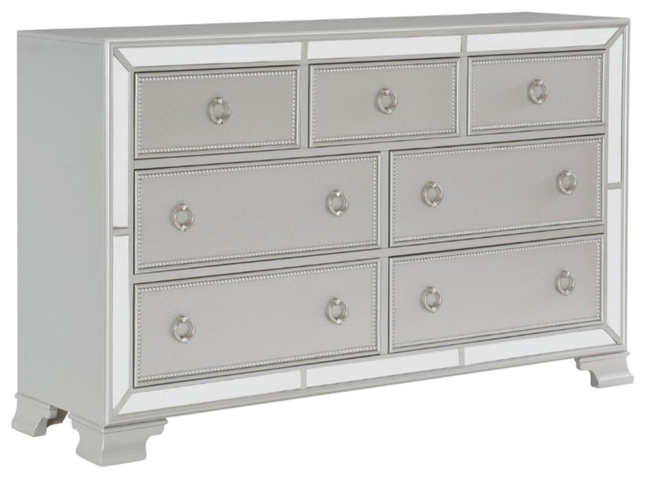 Avondale Dresser in Silver 1646-5 - Home Furniture And More (Brentwood, MD)