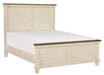 Weaver King Panel Bed in Antique White 1626K-1EK* - Home Furniture And More (Brentwood, MD)