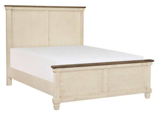 Weaver King Panel Bed in Antique White 1626K-1EK* - Home Furniture And More (Brentwood, MD)