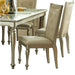 Celandine Side Chair in Silver (Set of 2) - Home Furniture And More (Brentwood, MD)