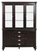 Marston Buffet with Hutch in Dark Cherry 2615DC-50-55 - Home Furniture And More (Brentwood, MD)