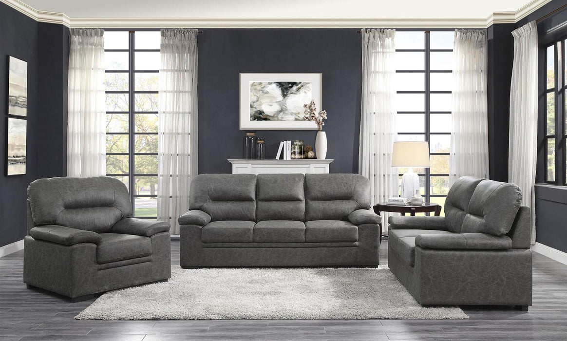 Michigan Loveseat in Dark Gray 9407DG-2 - Home Furniture And More (Brentwood, MD)
