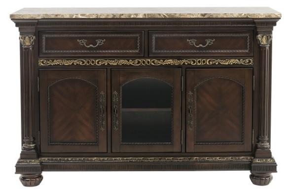 Russian Hill Server in Cherry 1808-40 - Home Furniture And More (Brentwood, MD)