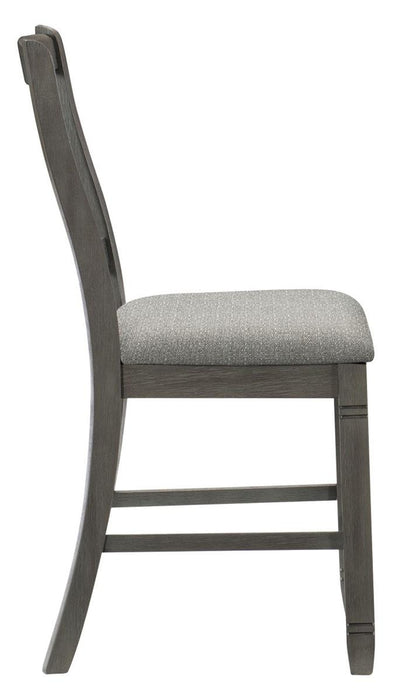 Granby Counter Height Chair in Antique Gray (Set of 2) 5627GY-24 - Home Furniture And More (Brentwood, MD)