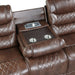 Putnam Double Reclining Sofa with Drop-Down in Brown 9405BR-3 - Home Furniture And More (Brentwood, MD)