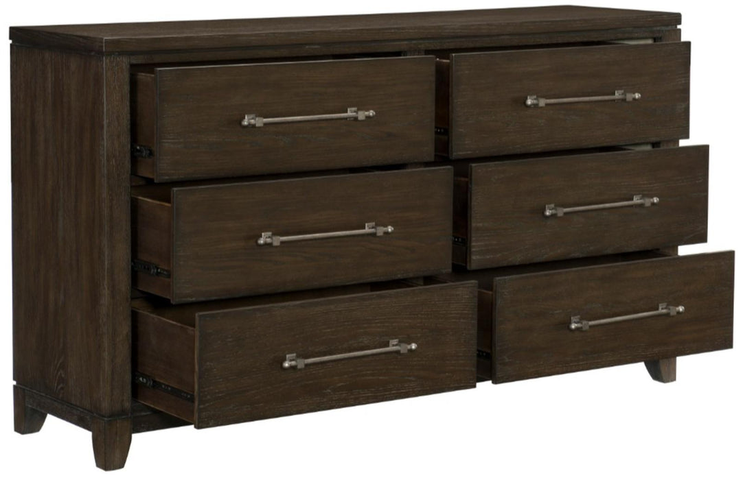 Griggs Dresser in Dark Brown 1669-5 - Home Furniture And More (Brentwood, MD)