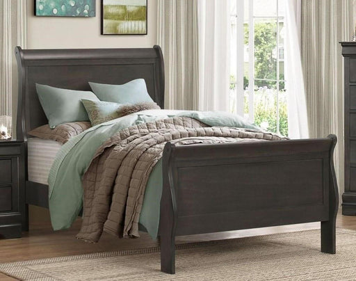 Mayville Twin Sleigh Bed in Gray 2147TSG-1 - Home Furniture And More (Brentwood, MD)