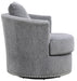 Morelia Swivel Chair in Dark Gray 9468DG-1 - Home Furniture And More (Brentwood, MD)