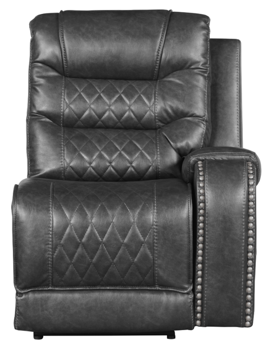 Putnam Power Right Side Reclining Chair with USB Port in Gray 9405GY-RRPW - Home Furniture And More (Brentwood, MD)