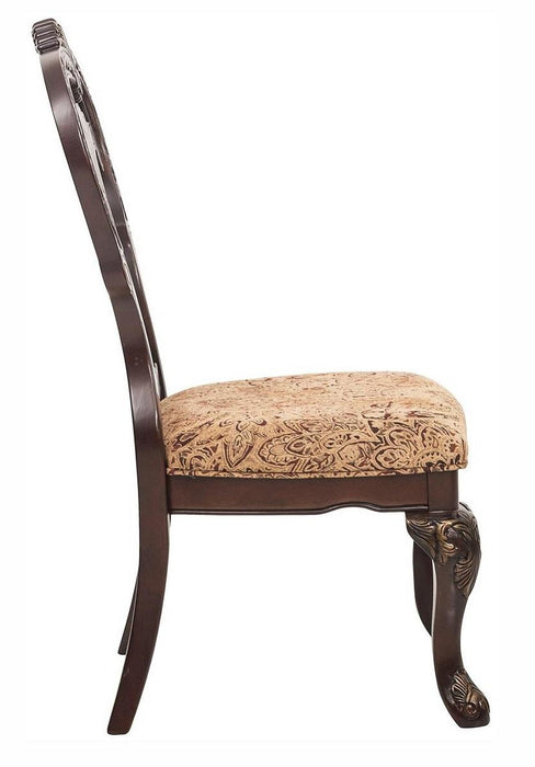 Deryn Park Side Chair in Dark Cherry (Set of 2) - Home Furniture And More (Brentwood, MD)