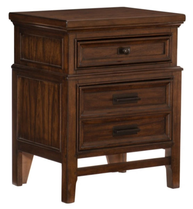 Frazier Nightstand in Dark Cherry 1649-4 - Home Furniture And More (Brentwood, MD)