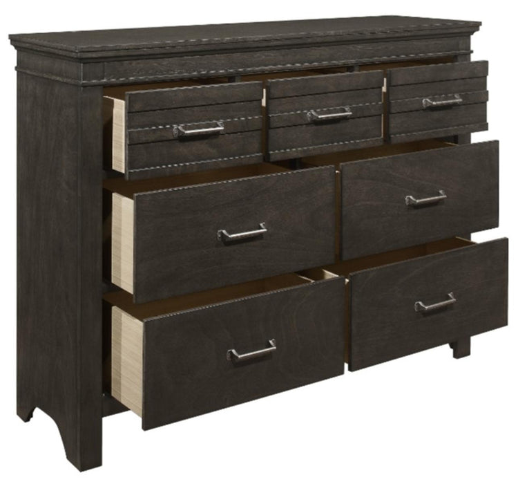 Blaire Farm Dresser in Saddle Brown Wood 1675-5 - Home Furniture And More (Brentwood, MD)