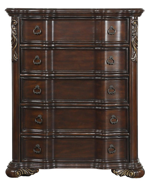 Royal Highlands 5 Drawer Chest in Rich Cherry 1603-9 - Home Furniture And More (Brentwood, MD)