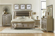 Loudon 5 Drawer Chest in Champagne Metallic 1515-9 - Home Furniture And More (Brentwood, MD)