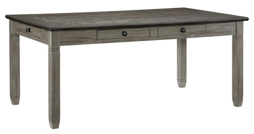 Granby Dining Table in Coffee and Antique Gray 5627GY-72 - Home Furniture And More (Brentwood, MD)
