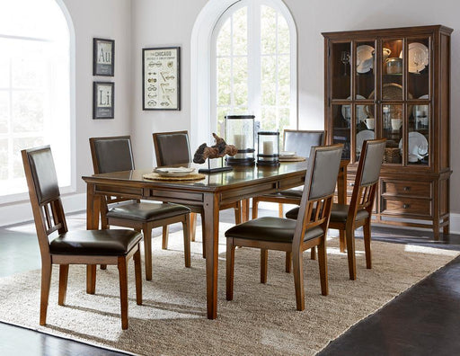 Frazier Park Dining Table in Dark Cherry 1649-82 - Home Furniture And More (Brentwood, MD)
