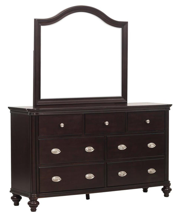 Marston 7 Drawer Dresser in Dark Cherry 2615DC-5 - Home Furniture And More (Brentwood, MD)