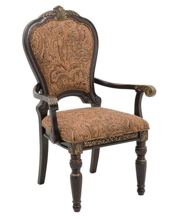 Russian Hill Arm Chair in Cherry (Set of 2) - Home Furniture And More (Brentwood, MD)